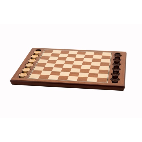Dal Rossi Italy Timber Checkers/Draughts Set