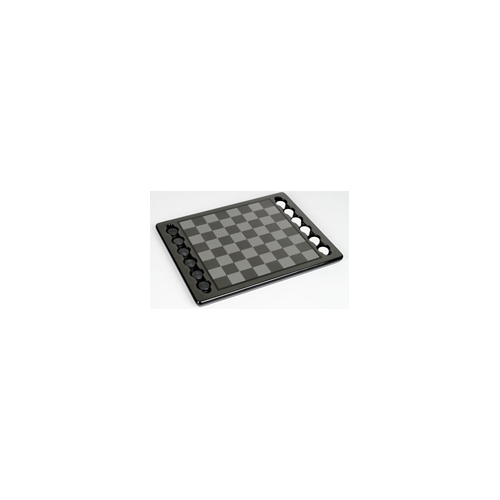 Dal Rossi Italy Carbon Fibre Checker/Draughts Set