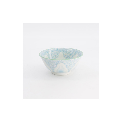 Tokyo Design Studio Lily Flower 14cm Light Blue Tayo Bowl