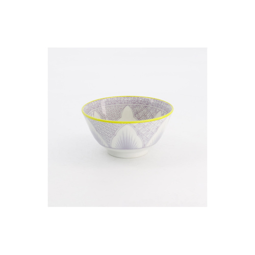 Tokyo Design Studio Lily Flower 14cm Purple Tayo Bowl