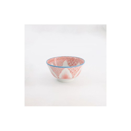 Tokyo Design Studio Lily Flower 13.5cm Red Small Tayo Bowl