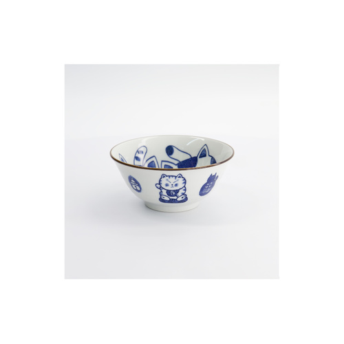 Tokyo Design Studio Kawaii Cat Neko 15cm Twin Cat Tayo Bowl