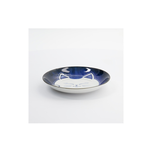 Tokyo Design Studio Kawaii Cat Neko 16.5cm White Cat Plate