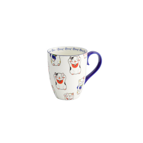 Tokyo Design Studio Kawaii Lucky Cat Classic White Mug