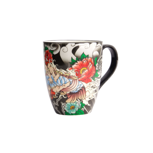 Tokyo Design Studio Yakuza Carp Black Mug