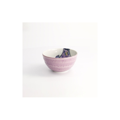 Tokyo Design Studio Seafood Purple Blowfish Fugu 13cm Bowl