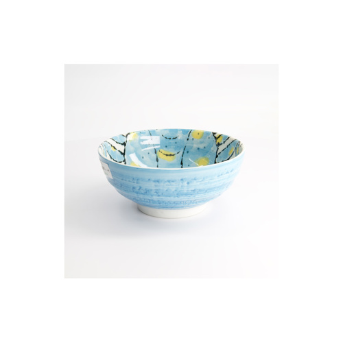 Tokyo Design Studio Seafood Light Blue Crab 18.5cm Ramen Bowl