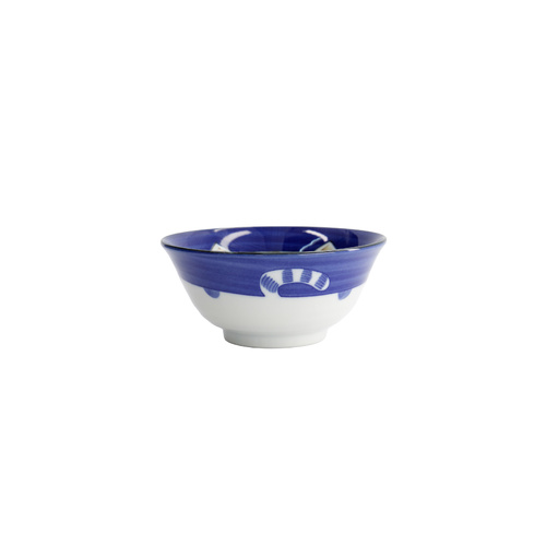 Tokyo Design Studio Kawaii Neko Cat Blue 15 x 7cm Bowl