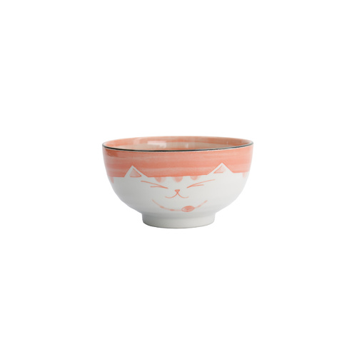 Tokyo Design Studio Kawaii Neko Cat Pink 16 x 8.5cm Bowl