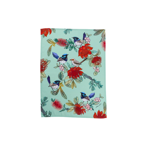 Maxwell & Williams Eloise Short Native Grace Superb Fairy Wren Tea Towel