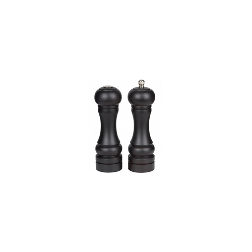 Seville Maison 15cm Ebony Pepper Mill & Salt Shaker