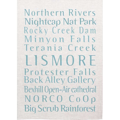 Lismore Region Cotton Tea Towel