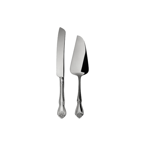 Casa Domani Rosabella 2 Piece Cake Serving Set