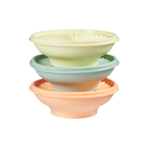 Tupperware® Set of 3 Heritage 400ml Salad Bowls