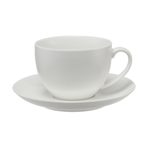 Maxwell & Williams White Basics 260ml Coupe Cup & Saucer