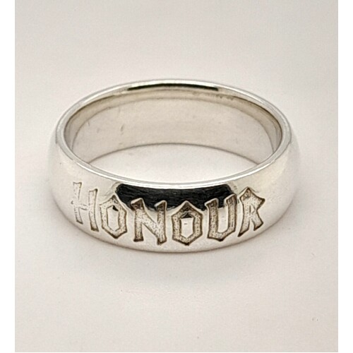 The Hobbit: An Unexpected Journey Sterling Silver 'Honour' Ring AUS L
