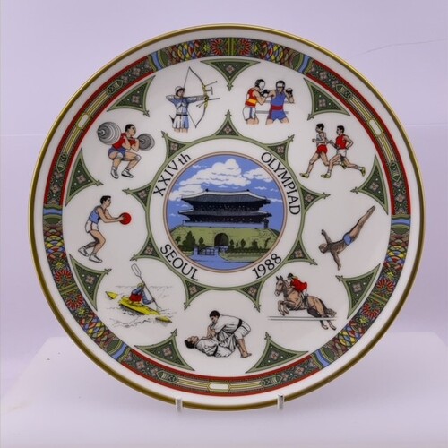Wedgwood  To Celebrate the XXIV Olympiad Seoul 1988 Plate - CLEARANCE