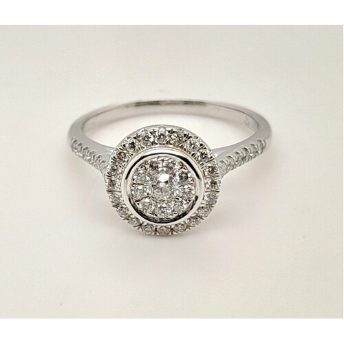 9 carat white gold engagement ring discount
