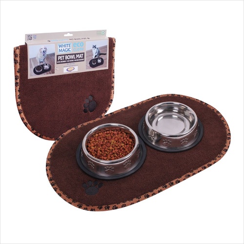 Microfibre 55 x 32cm Pet Bowl Mat