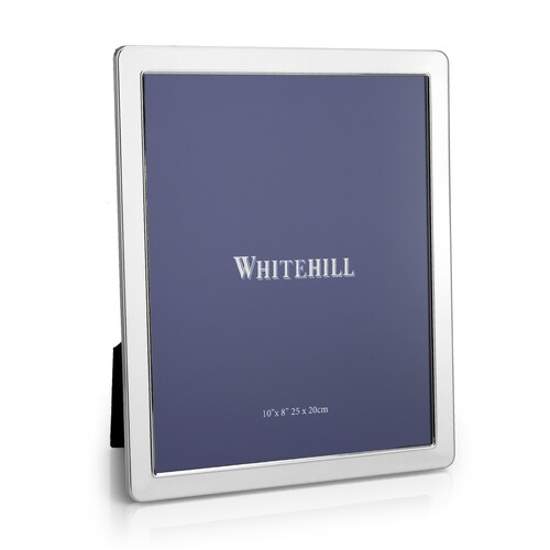 Silver-plated Narrow Plain 20 x 25cm (8" x 10") Photo Frame