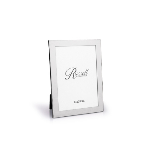 Nickel Plated Linen 13 x 18cm (5 x 7") Photo Frame