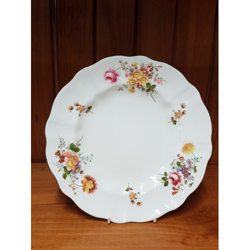 Royal Crown Derby Posies 22cm English Bone China Salad/Entree Plate - CLEARANCE