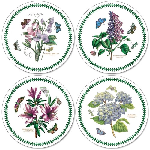 Pimpernel Set of 4 Botanic Garden 31cm/12.25" Round Placemats