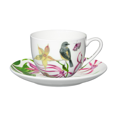 Eloise Short Lyric Collection Yellow Robin 240ml Cup & Saucer