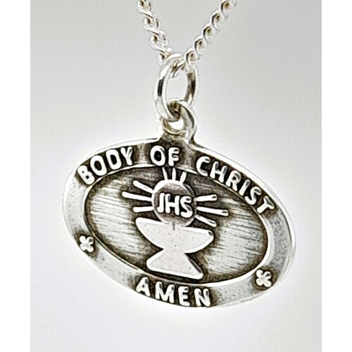 Sterling Silver My First Holy Communion Pendant